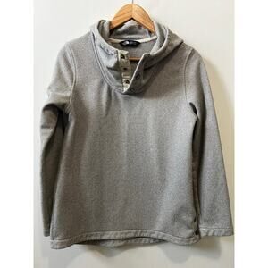 North Face gray pullover jacket women's size medium